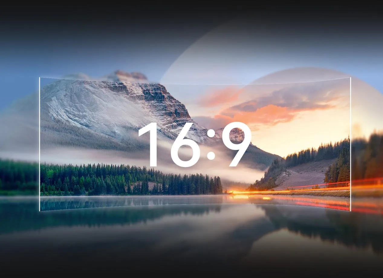 Optimized 16:9 Display Ratio