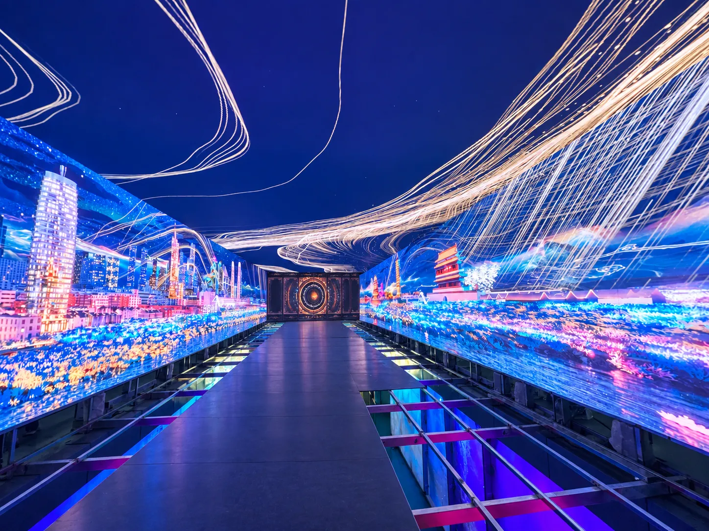 Beijing: 3D Immersive Audiovisual Center with Curved Acoustic Display