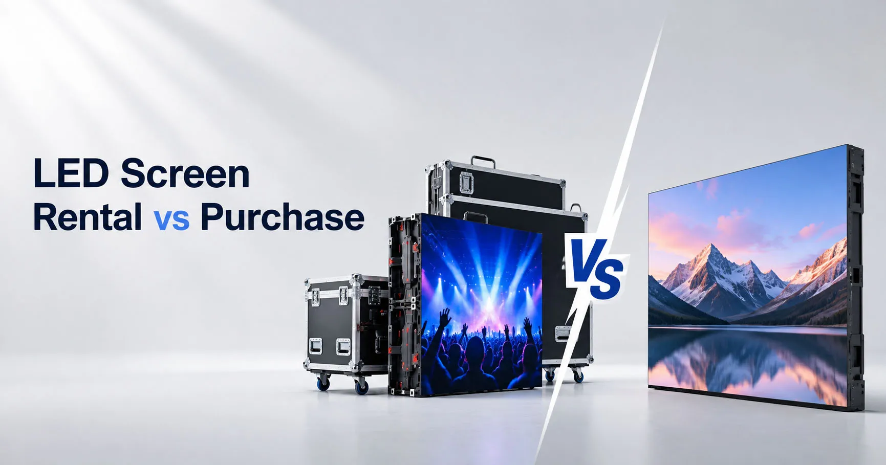 LED Screen Rental vs. Purchase: Which Option Makes More Sense for Your Business?