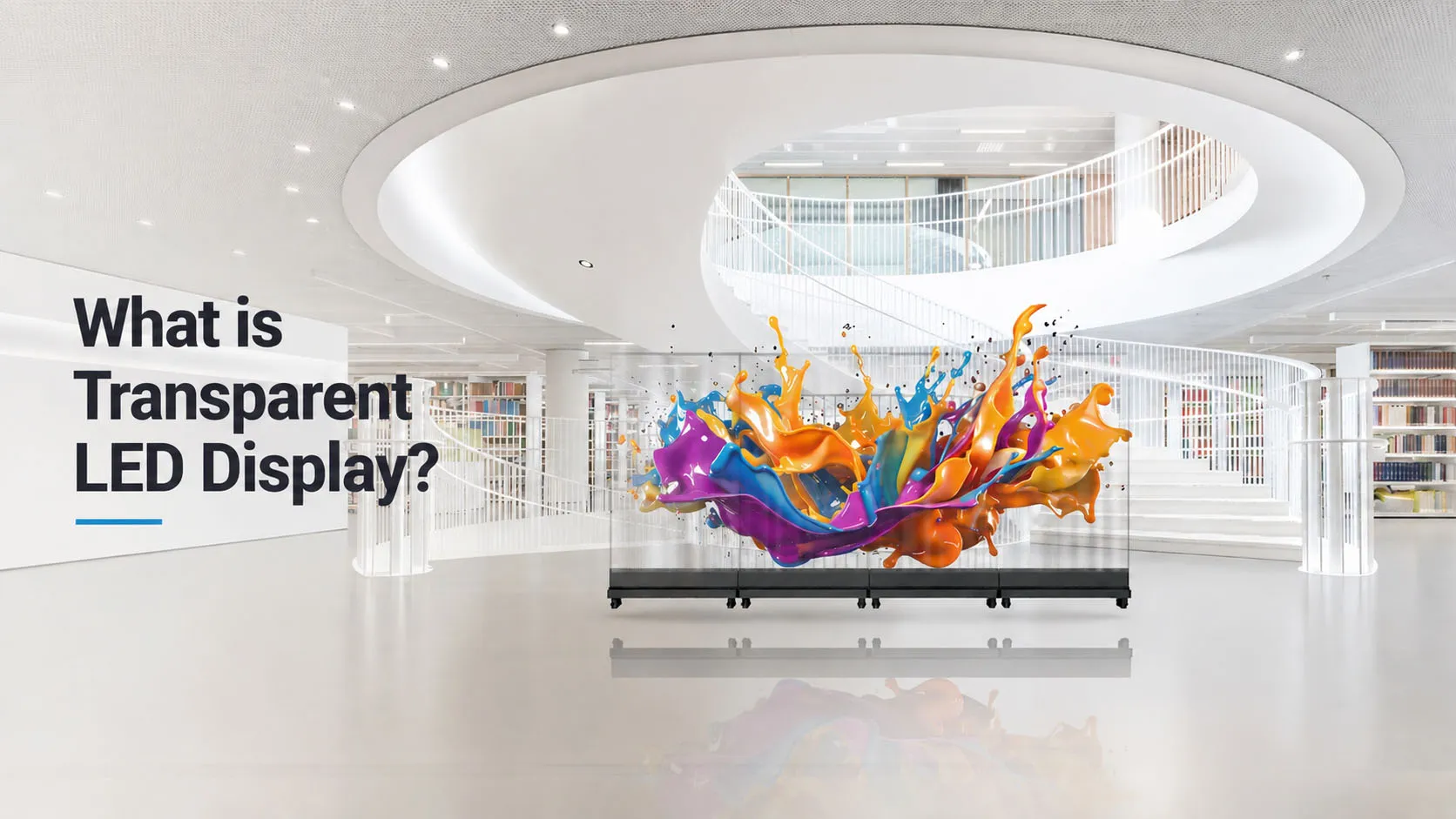 What Is a Transparent LED Display?